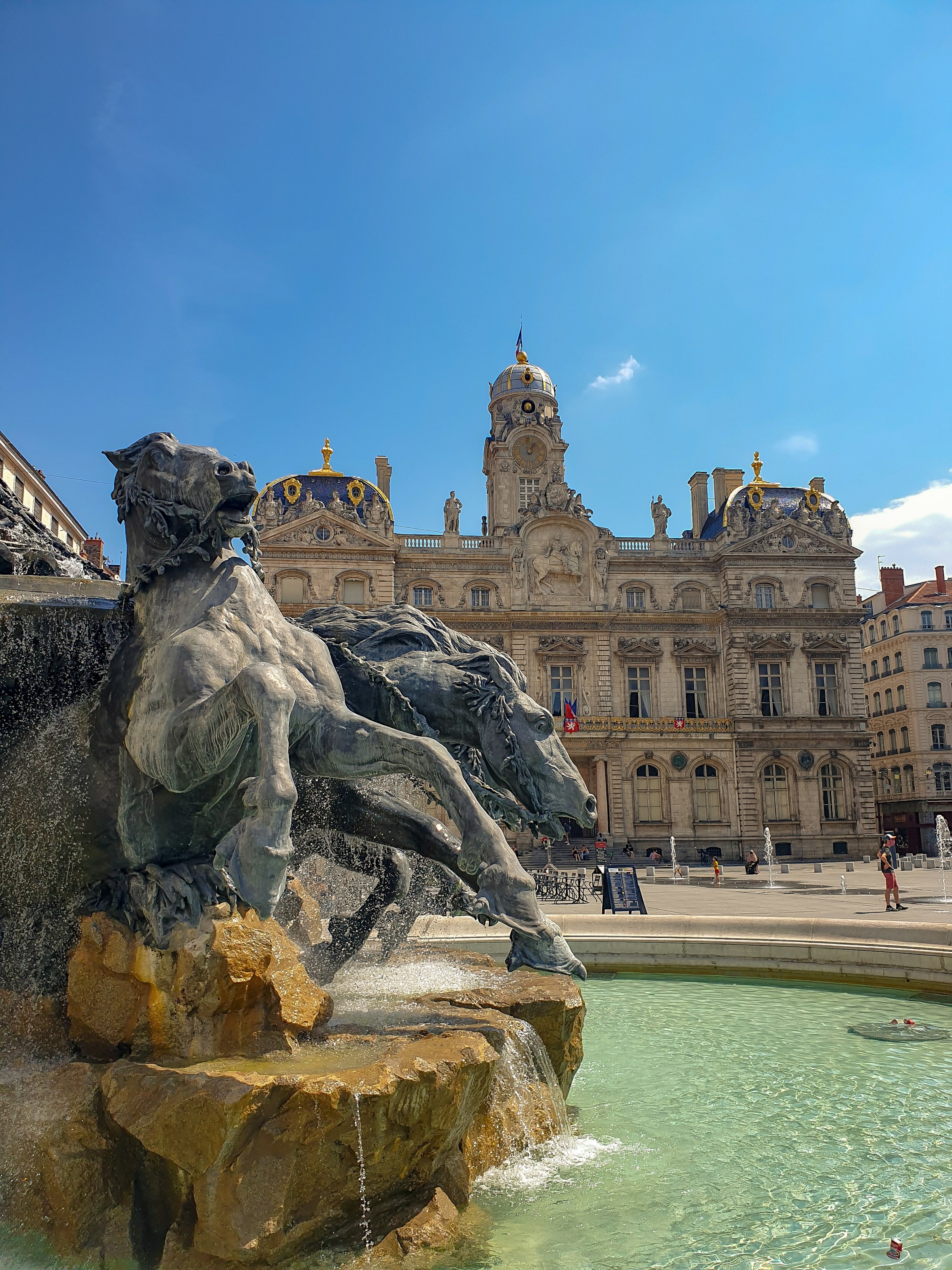 Fontaine Bartholdi, place des Terreaux à Lyon — patrimoine emblématique